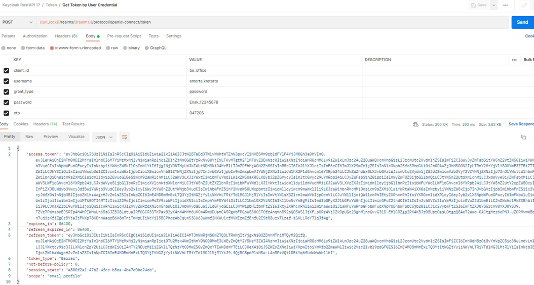 fungsi token