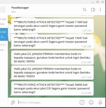 Telegram notif