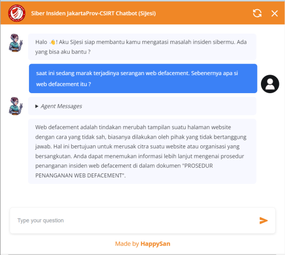 Respon chatbot